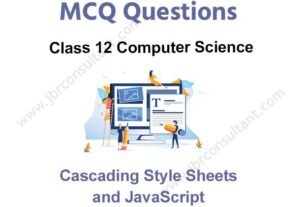 Cascading Style Sheets and JavaScript Class 12 MCQ